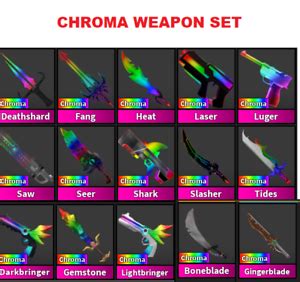 Scopri ricette, idee per la casa, consigli di stile e altre idee da provare. Cheapest Roblox Murder Mystery 2 Chroma Weapon and Knife ...