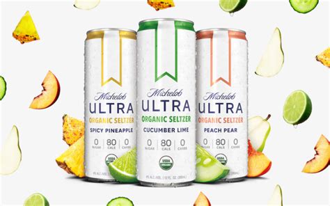 Zero sugar, a proprietary filtration process, 0 carbs. Michelob Launches Michelob Ultra Organic Seltzer ...