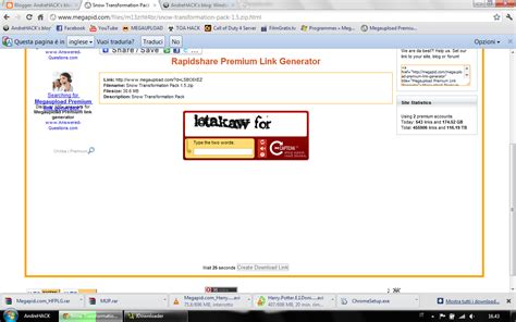 Rapidgator premium link generator : AndreHACK's Blog: Megaupload Premium Link Generator ...