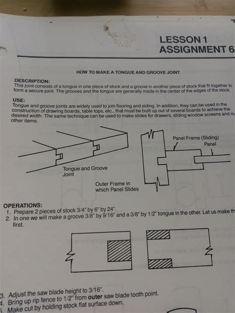 These will be joined with tongue and groove joinery. Part 2: Learn All The Things!!! Tongue and Groove Joint ...