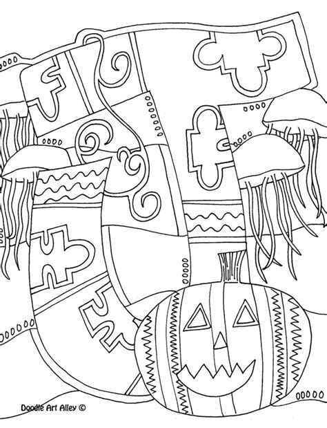 The drawings created with this method are concrete representational meaning or can just be composed of random and abstract lines. Letter Coloring Pages - Classroom Doodles