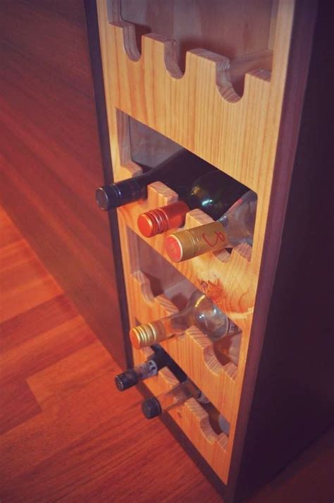 Apartamento 802 a on instagram: Posa botellas de madera | Mueble cocina americana ...