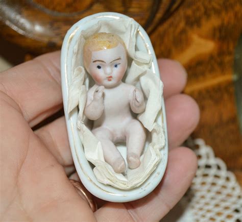 Baby bath tub newborn baby nursery baby learning new baby products baby gadgets newborn cool baby stuff baby sleep problems baby blog. Vintage Miniature Baby in Bath Tub Antique Porcelain Baby ...