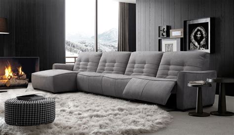 Corner sofas offer the highest level of comfort without compromising on variety and style. Rosetta Fabric Recliner Corner Sofa | Delux Deco