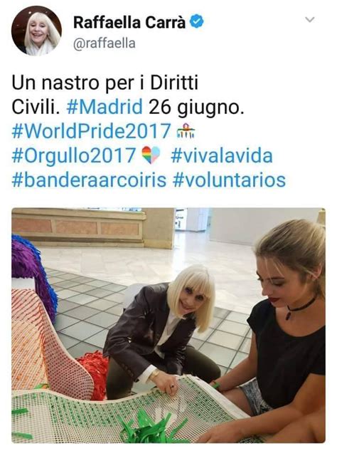 Quasi tutti hanno già detto quasi tutto. Raffaella Carrà premiata dalla comunità LGBTQ al World ...