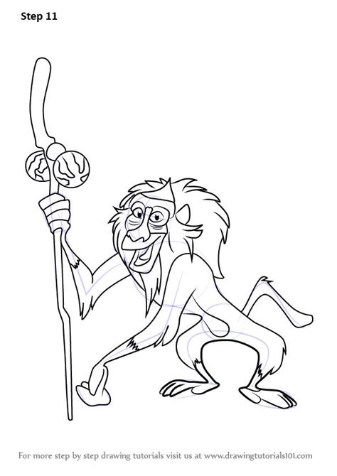 Explore the world of disney with these free coloring pages. Learn How to Draw Rafiki from The Lion Guard (The Lion ...