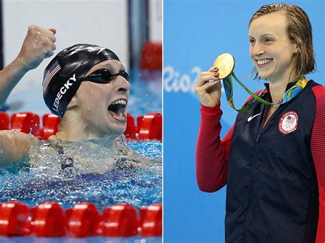 Katie ledecky, 19, has already medaled four times at the rio games. Swimmer Katie Ledecky Broke Her Own World Record At The ...