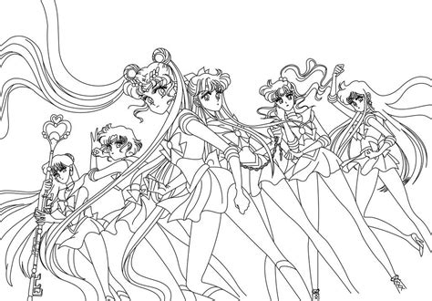 You can use our amazing online tool to color and edit the following sailor moon characters coloring pages. Coloring Blank:Inners+Pluto2 by sailor-jade-iris | Sailor ...