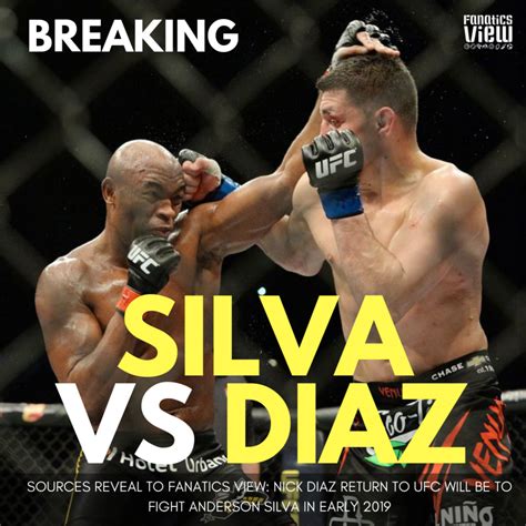 Anderson silva vs michael bisping fight highlights. Diaz vs. Silva Annoucement-2 - Fanatics View - Daily ...