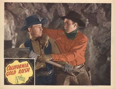 Nearby residents of northern california headed out to the gold fields in droves and san francisco became a ghost town. California Gold Rush 1946 Original Lobby Card #FFF-29816 ...