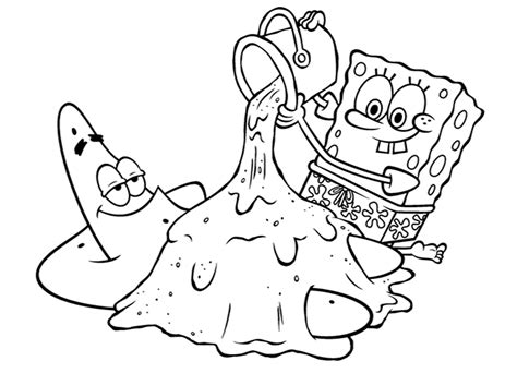 There are things that can be painted in any way because there is no standard to which you can navigate. Spongebob Characters Coloring Pages - Coloring Home