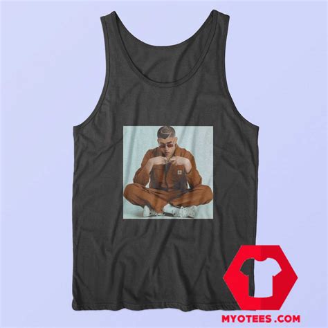 Origin bad bunny is a puerto rican rapper and producer. Bad Bunny On Tour Unisex Tank Top On Sale | MYOTEES