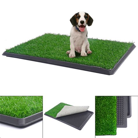 The completely natural formula attacks the acidic components of pet urine and removes unwanted odours, without providing additional harmful wastes to the environment. Topcobe Artificial Grass, Dog Potty Grass, Puppy Potty Trainer, 30"x20" Fake Grass Turf for Dogs ...