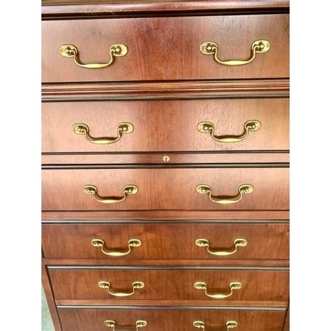 Traditionally made from solid mahogany and constructed with dovetailed joints in all drawers. Vintage Mahogany Four Drawer Filing Cabinet | Chairish