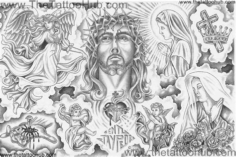 Tattoo flash stock photos and images. Angels (With images) | Chicano drawings, Mexican art tattoos, Tattoo design drawings