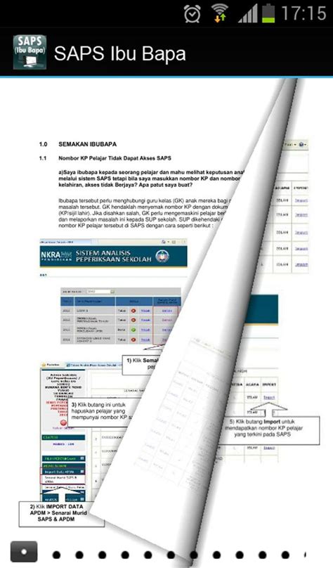 Namun untuk makluman semua sistem saps ibu bapa tidak menyokong peperiksaan besar seperti upsr, pt3, spm dan stpm. SAPS Ibu Bapa for Android - APK Download