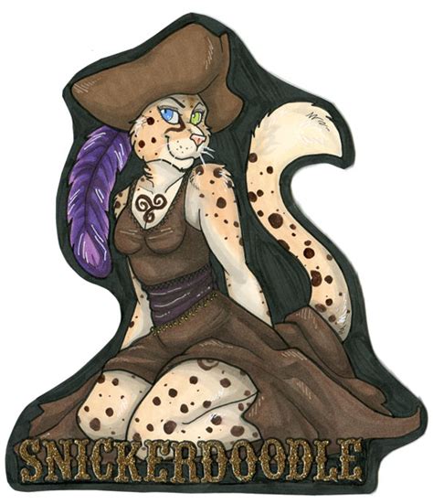 A badge i commissioned for mff 2018, and it's honestly so great, art by muzzarts on twitter. MFF Badge - Snickerdoodle — Weasyl