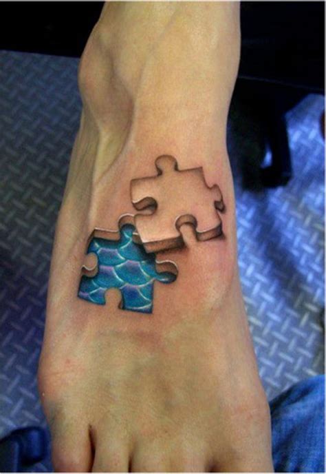 And indeed, you can genuinely be a puzzle lover. 40+ Cool Puzzle Piece Tattoo Design Ideas - Hative