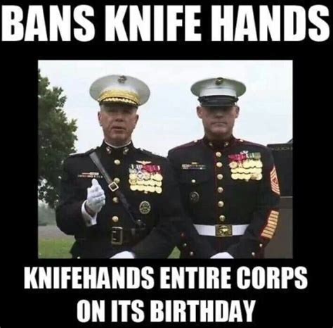 Tremember being in high school, every one was getting accepted to their colleges and i had no applications in and a 2.7 gpa. Bans knife hands - knifehands the entire Corps on Marine ...