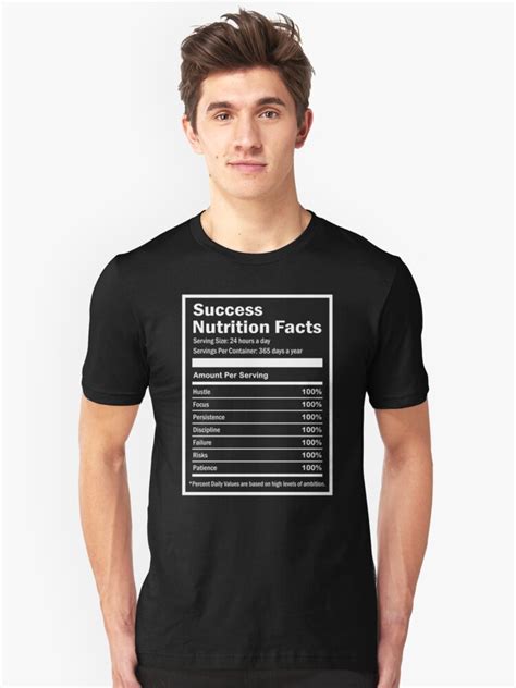 Dates are a nutritional powerhouse, packed with fiber to help fill you up and keep you full longer, as well as promote healthy digestion and heart health, sedivy says. "Entrepreneur Success Nutrition Facts" Unisex T-Shirt by ...