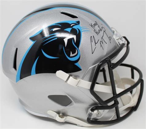 Ships from and sold by amazon.com. Christian McCaffrey Signed Carolina Panthers Full-Size ...