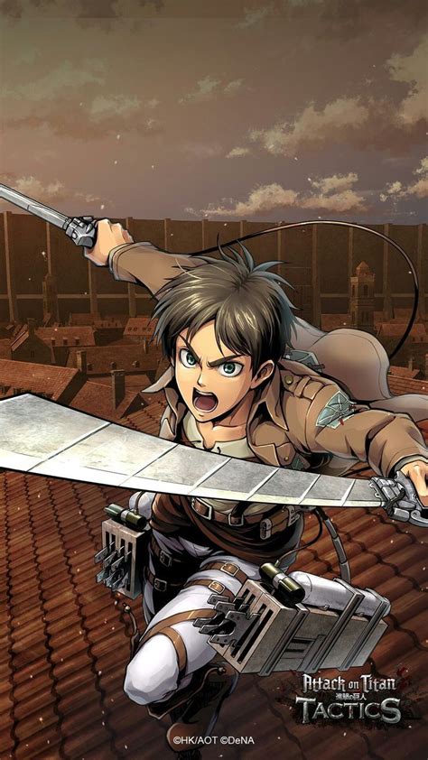 Long haired eren (animation style). Eren Jaeger Wallpaper en 2020 | Attaque des titans ...