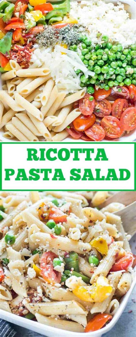 Put the tomatoes cut side up on one side and the peppers and onion on the other side. Ricotta Pasta Salad with charred bell peppers, Cherry ...