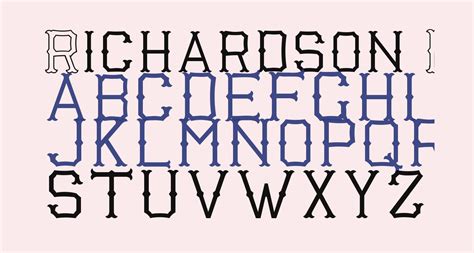 Check spelling or type a new query. Richardson Fancy Block free Font - What Font Is