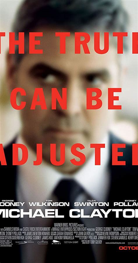 Naming the film after michael clayton is an indication that the story centers on his life, his loyalties, his being just about fed up. Michael Clayton (2007) - IMDb