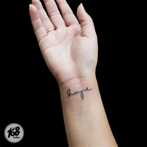 Keep your tattoo healthy and fresh. hope lettering tattoo | Small tattoos, Tattoo lettering ...