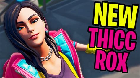 One of them includes listening. NEW THICC Season 9 Rox Skin!!! - YouTube