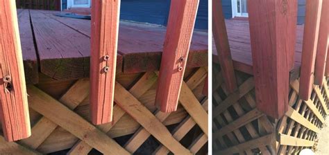 They set the heads below the surface, so the tops are flush. Refinishing My Back Deck With Olympic Maximum Stain | And ...