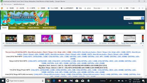 Loads of tamilrockers movies from tamilrockers hindi, tamilrockers kannada, tamilrockers english, punjabi, tamil, tamilrockers telugu, tamilrockers malayalam, etc, are there on this. Tamilrockers Website New Link All Present Domains | Techshots