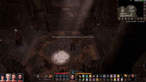 The plot of this part will not continue the main story and will be isolated. Guide Baldur's Gate 3 comment résoudre l'énigme du temple ...