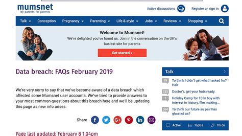 Parenting website Mumsnet hit by data breach | Prolific London