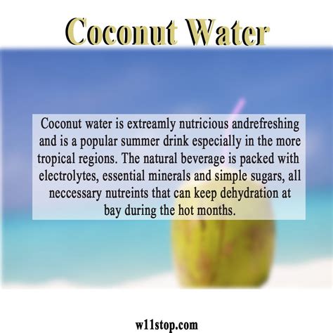 Coconut water is a popular beverage, dubbed mother nature's sports drink,1 and has been endorsed by many celebrities, such as actress gwyneth paltrow. Refreshing coconut water | Popular summer drinks, Tropical ...