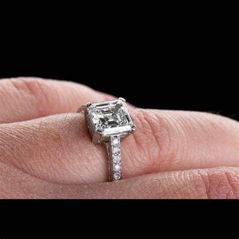 The emerald cut diamond is an incredibly sophisticated emerald cut diamonds can be square or rectangular. 2.52 Carat GIA Square Emerald Asscher Cut Diamond platinum ...