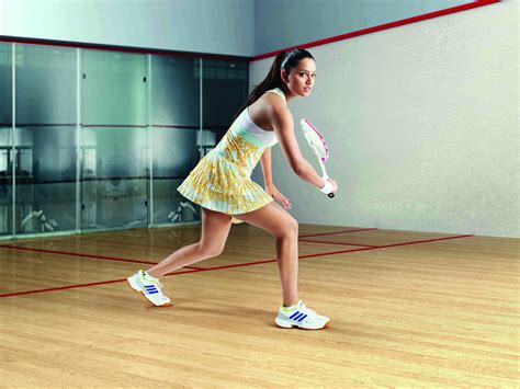 You can't deny the fact that playing squash sports demands physical and mental strength. Indian Squash Poster Girl Fighting For Equality