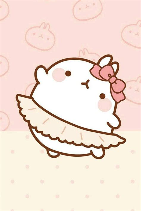 Krys san · июля 2. Love molong | Molang wallpaper, Kawaii wallpaper, Cute ...