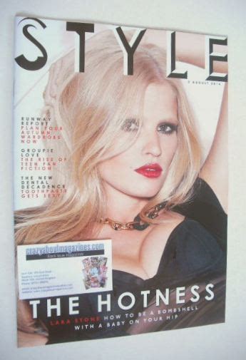 Check out the interview in the video below! Style magazine - Lara Stone cover (3 August 2014)