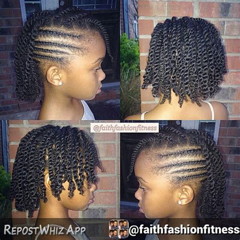 The braids are well organized to make a beautiful bun by the back side of the head. 20 NATURAL HAIR STYLES FOR CHILDREN - nappilynigeriangirl