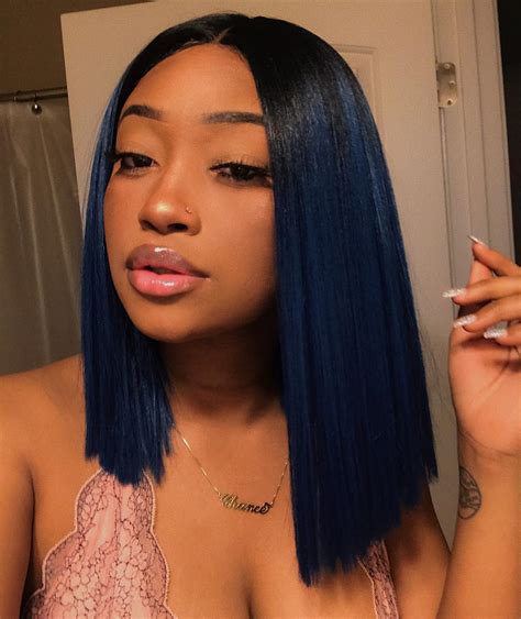 Matter took his dancers into the night and photographed them nude, sometimes right in the middle of bustling, high traffic cities like paris and new york. Dark blue hair black women | Hot Ebony Teen | Black hair ...