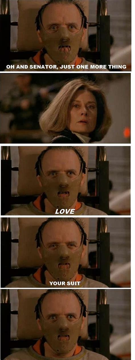 Agent starling must do her best to survive. Love this part; so funny yet terrifying- Silence of the ...