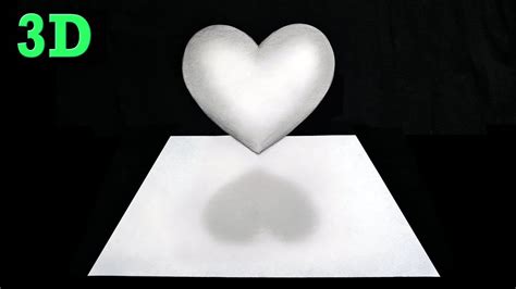 Drawing a heart is an interesting practice for you to cope with the relatively difficult tasks as we move further in our course, so be prepared and watch all the tutorials at least two times. Easy 3D HEART DRAWING | How to Draw a 3D Heart Floating on ...