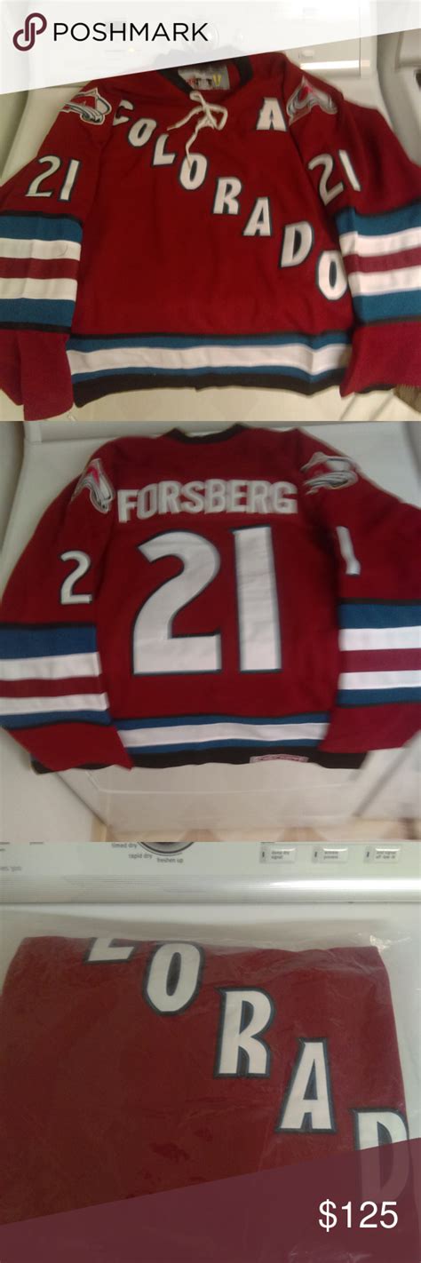 Perfekte passform, sportlicher schnitt und hoher tragekomfort sind die wichtigsten eigenschaften des granson. Peter Forsberg Colorado Avalanche Jersey XL52 Stitched ...