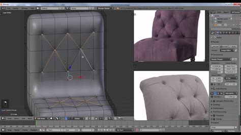 Blender Tutorial - Modeling a Antique Chair - 1 of 3 - YouTube