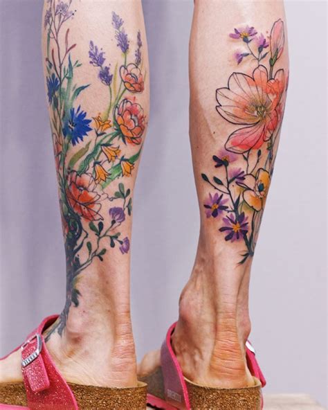 Get daily tattoo ideas on socials. Pin by Laurie King on Tattoo | Flower tattoo shoulder, Leg ...