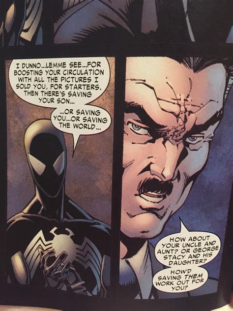 Jameson and Peter talking after Spider-Man reveals his identity onto ...