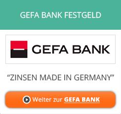 Gefa has been part of the major international bank société générale since 2001 and sells. GEFA Bank Festgeld Erfahrungen (03/21) » Aktueller ...