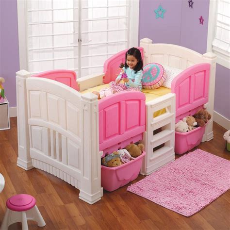 Amazon de neuheit prinzessin kutsche bett kinder. Rosa Kinder Bett | Niedrige hochbetten, Kinderschlafzimmer ...